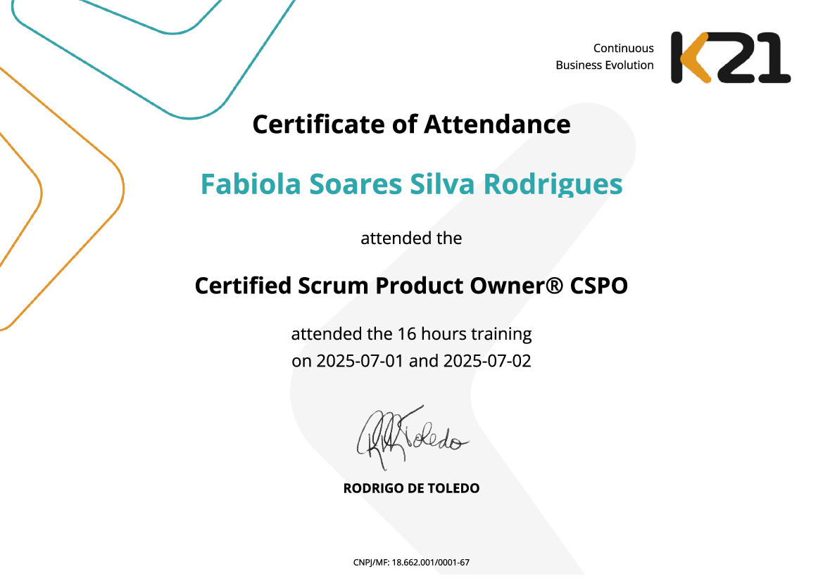 Certificado K21